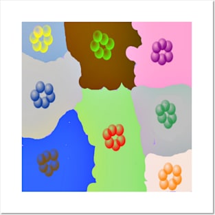 Jigsaw Puzzle Pattern Posters and Art